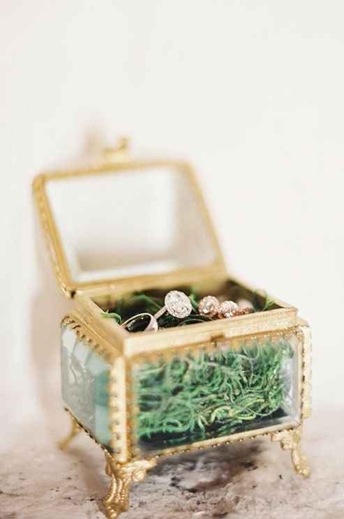 Porta anillos de boda ¿primavera, verano otoño o invierno?