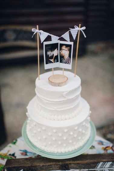 Cake topper de boda ¿primavera, verano otoño o invierno?