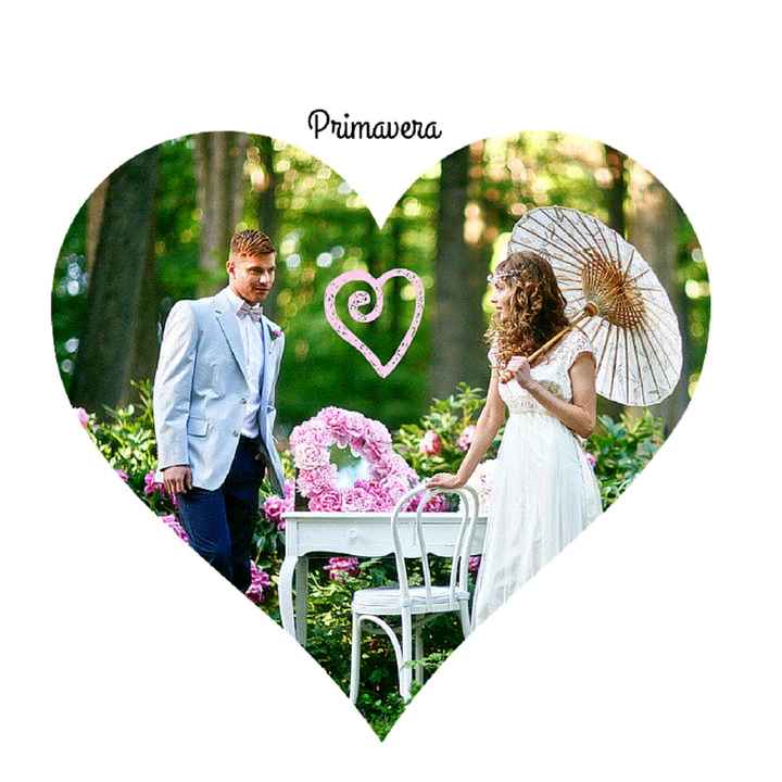 ¿Eres una novia de Primavera, Verano, Otoño o Invierno?