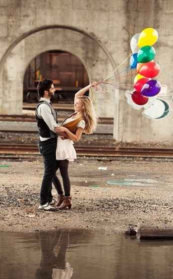 1. Save the date con globos 