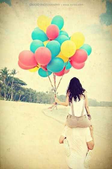 2. Save the date con globos 