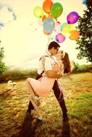 4. Save the date con globos 