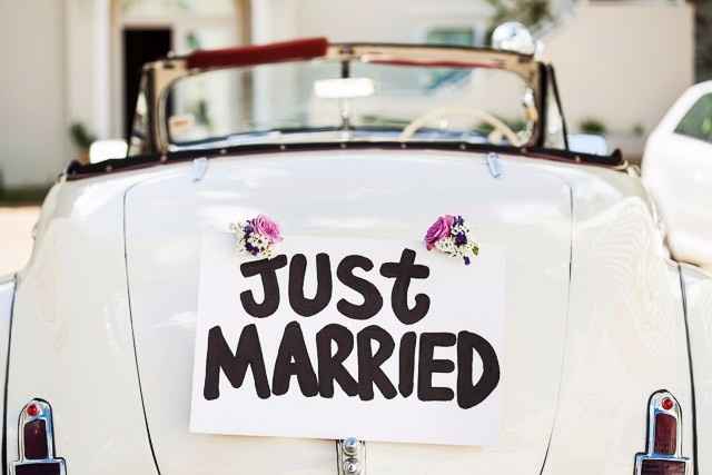 ¿Cómo vas a decorar el coche de bodas?