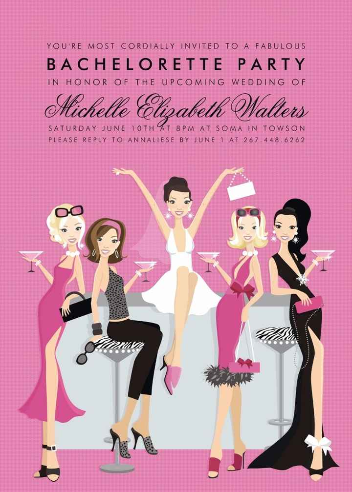 ¿Darás invitaciones para tu despedida de soltera?