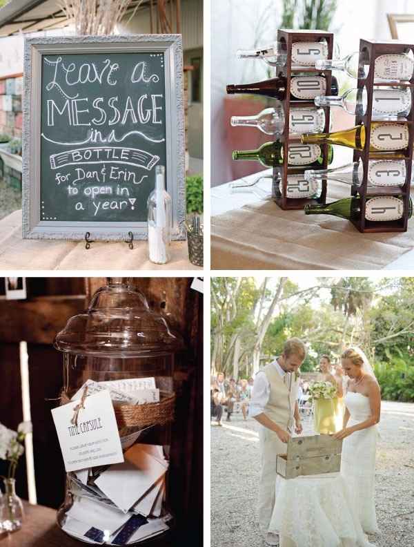 Cápsula del tiempo en tu boda ¿te atreverías?