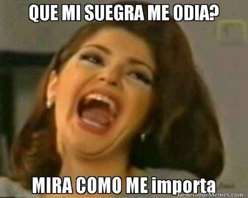 Te llevas bien con los suegros?