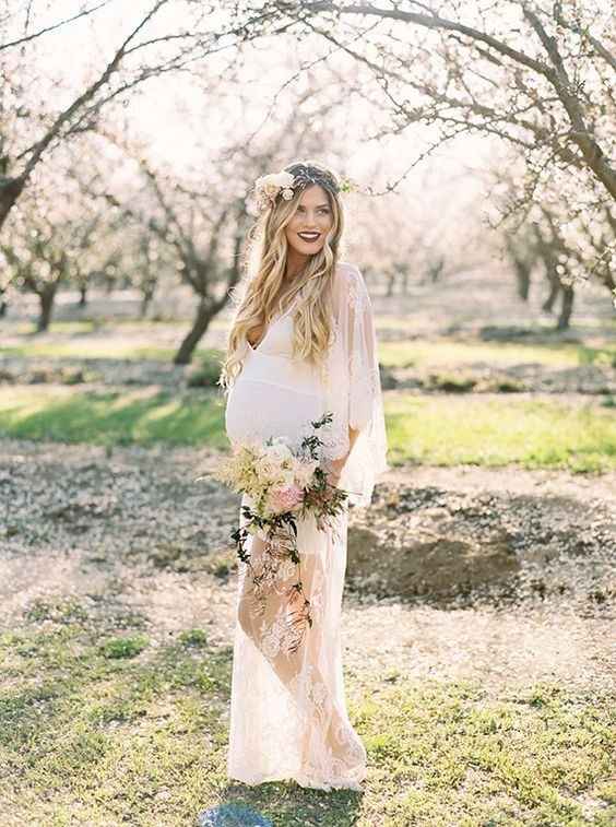 8 vestidos para novias embarazadas ¡vota por tu favorito!