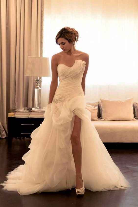 ¿mostrarías tus piernas el día de la boda?