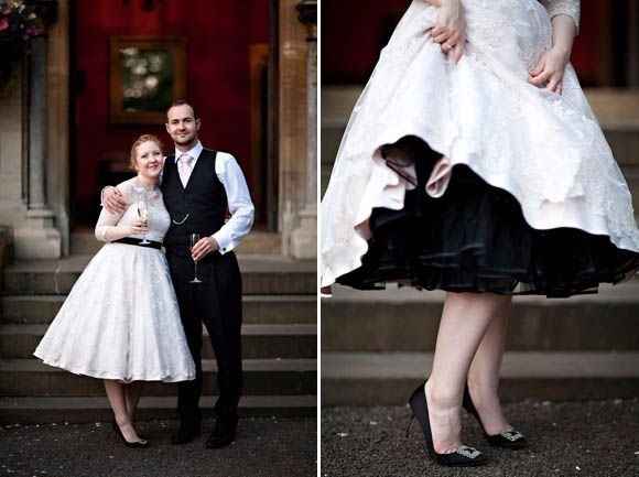 9 zapatos negros para novia ¿te atreverías?