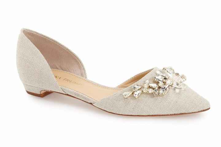 4 zapatos bajos para novias ¿cuál elijes?