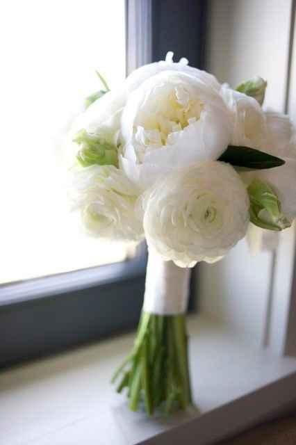 Ramo de peonias blancas ¿sí o no?