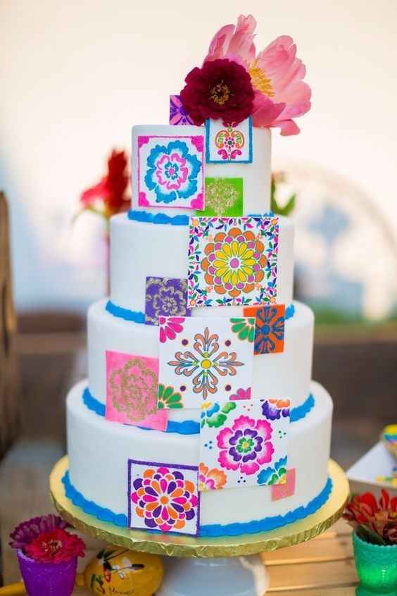 Pateles para bodas estilo mexicano ¿cuál se te antoja?