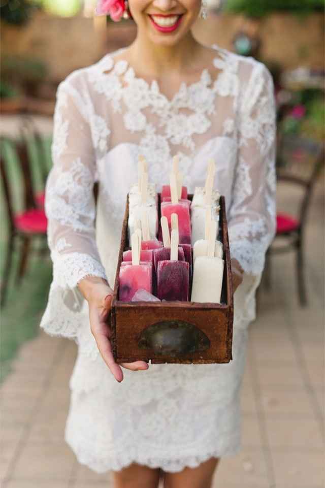 Paletas de hielo en tu boda ¿sí o no?