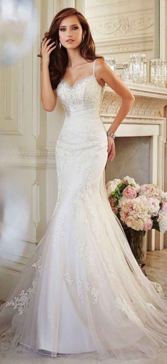 1. El vestido ¿novia tímida o coqueta?