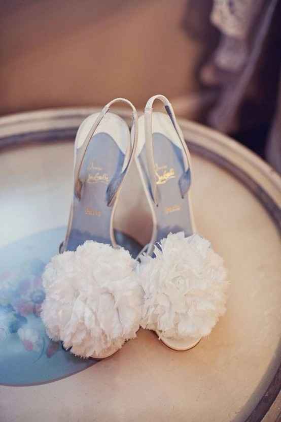 Los zapatos ¿novia tímida o coqueta?