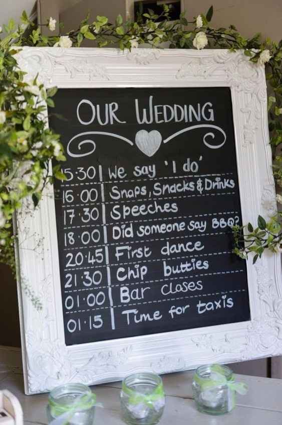 ¡Elije tu programa de boda!