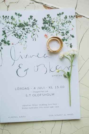 invitaciones color greenery ¿te atreverías?