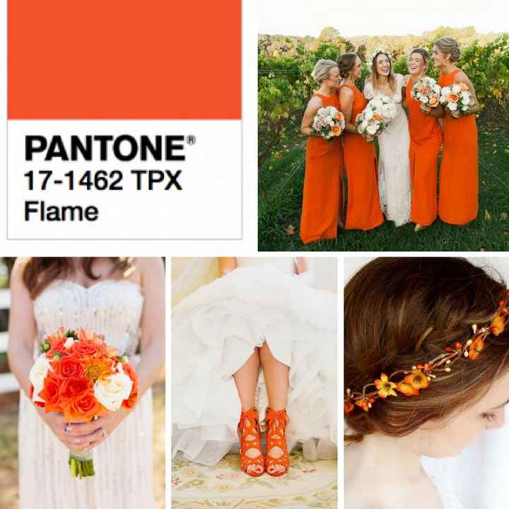 Flame color para bodas de Primavera 2017