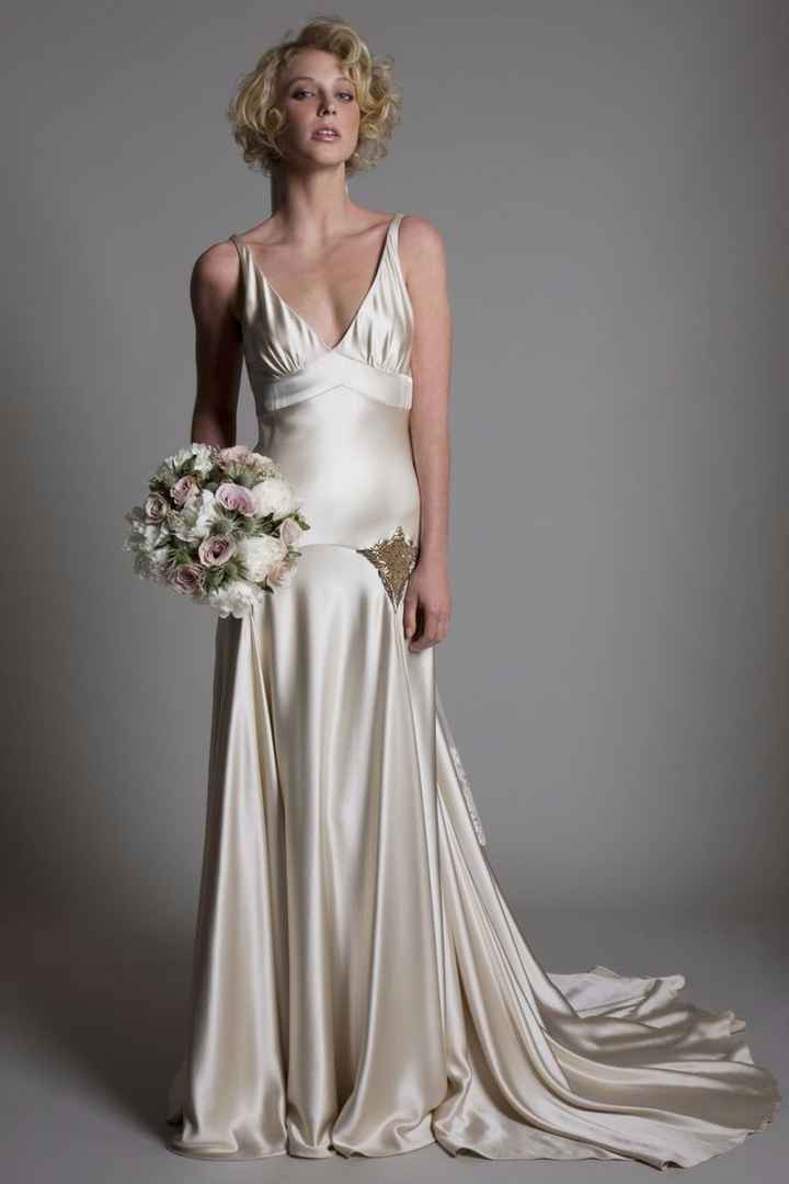 ¿De qué tela es tu vestido?