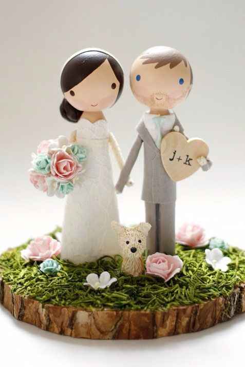 Tu cake topper lo prefieres...