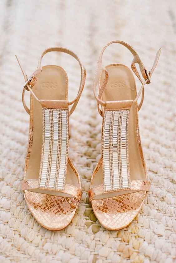 ¿Qué tipo de zapatos llevarían el gran día?