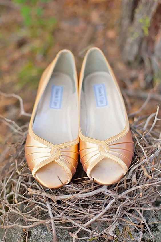 ¿Qué tipo de zapatos llevarían el gran día?