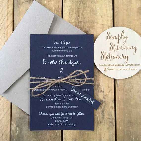 8 invitaciones azules ¡escoge tu favorita!