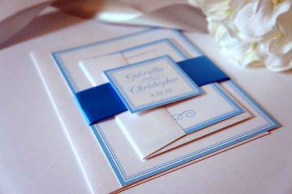 8 invitaciones azules ¡escoge tu favorita!