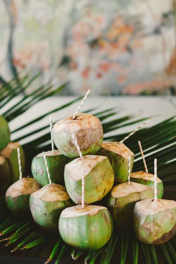 ideas con cocos para tu boda ¡escoge una!