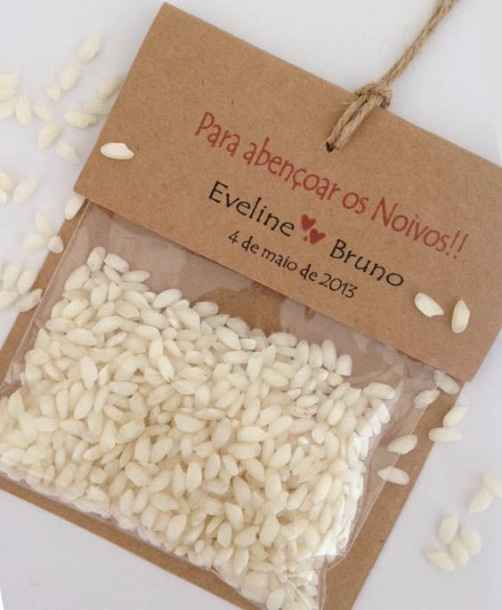 ideas originales para entregar el arroz