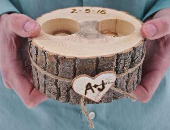 6 porta anillos de madera ¡escoge uno!