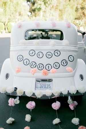 Adorno coche de novios