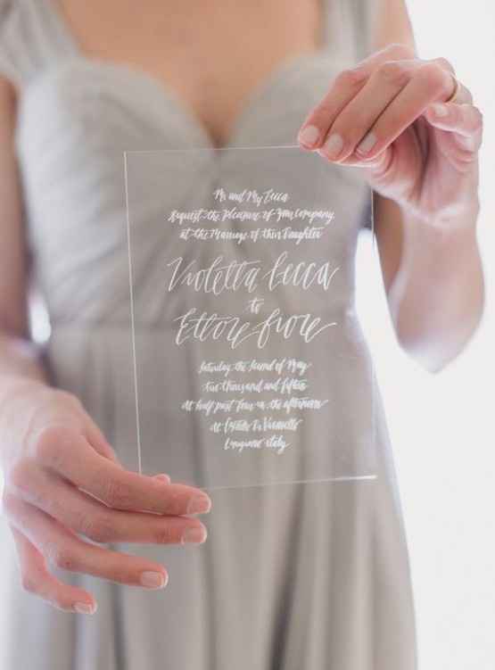 5 invitaciones transparentes ¡escoge tu favorita!