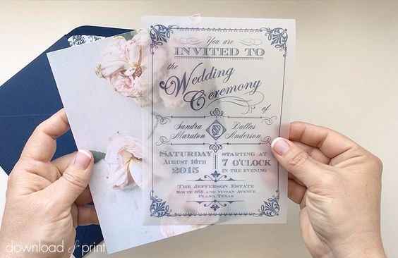 Invitaciones translúcidas ¿te atreverías?
