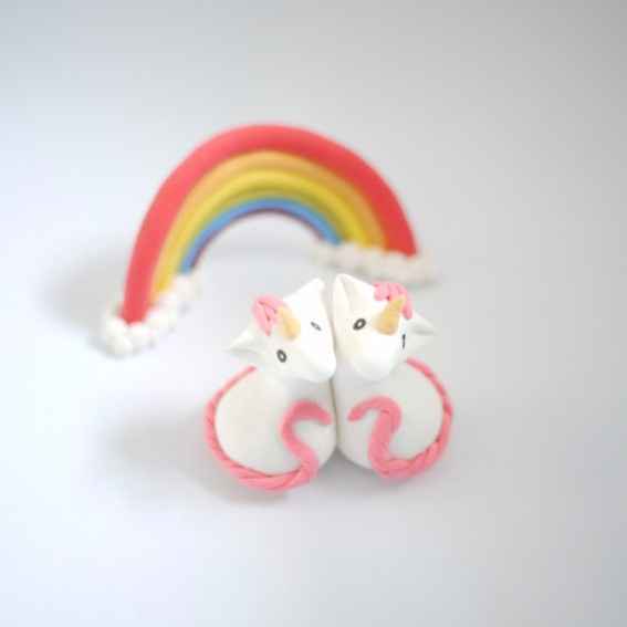 6 cake toppers de unicornio ¿te atreverías?