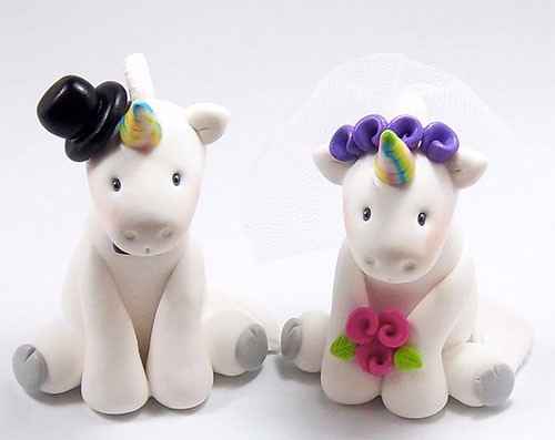 6 cake toppers de unicornio ¿te atreverías?