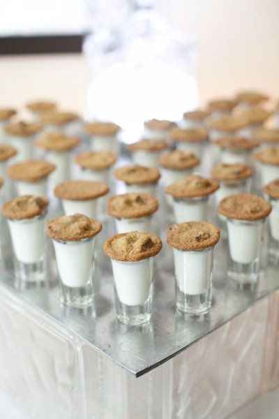 Shots de leche para bodas sin alcohol 😇