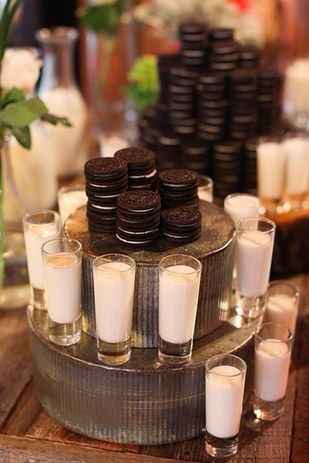 Shots de leche para bodas sin alcohol 😇