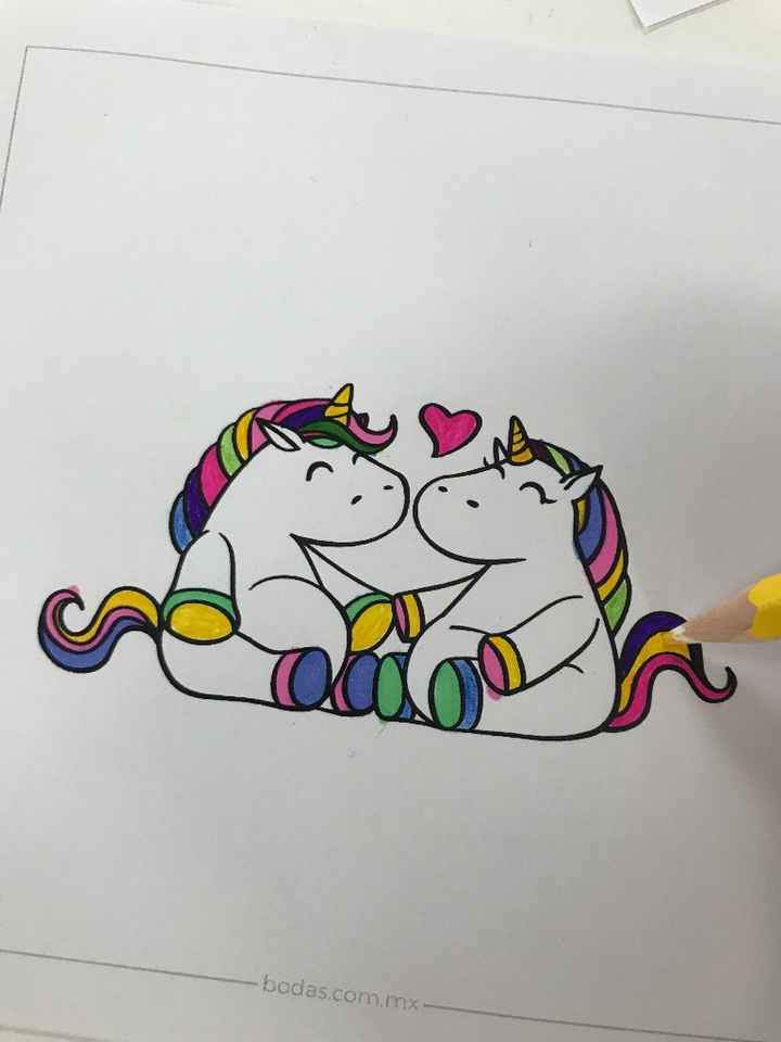 Y ahora sí... ¡a colorear!