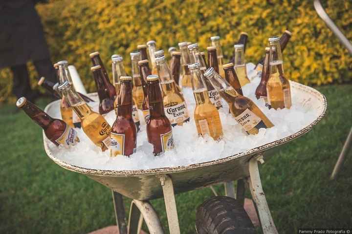 ¿Qué bebida darán en la fiesta?