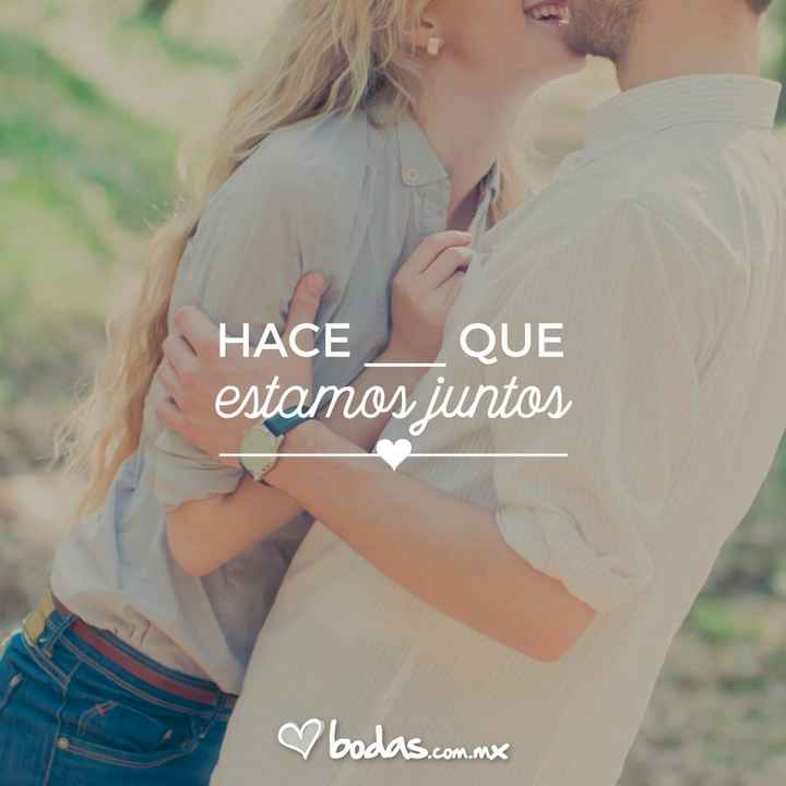 ¿Hace cuánto que están juntos?