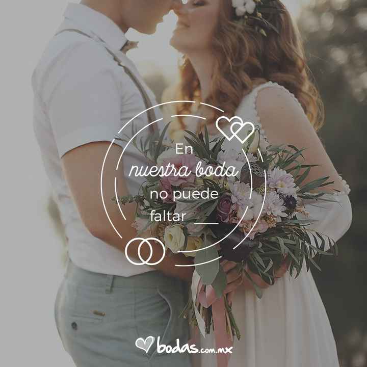¿Qué no puede faltar en tu boda?