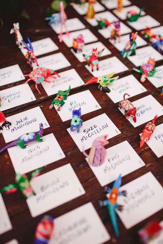 Alebrijes en la boda
