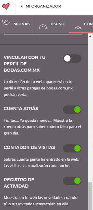 Vincular con tu perfil de Bodas.com.mx
