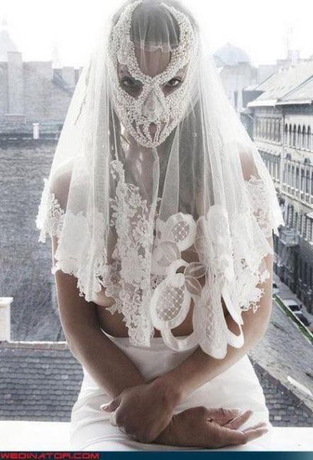 Yo nunca usaría ese velo