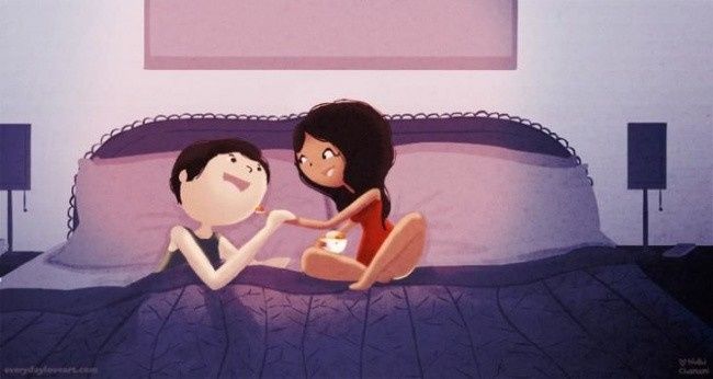 Comer en la cama aunque no se deba