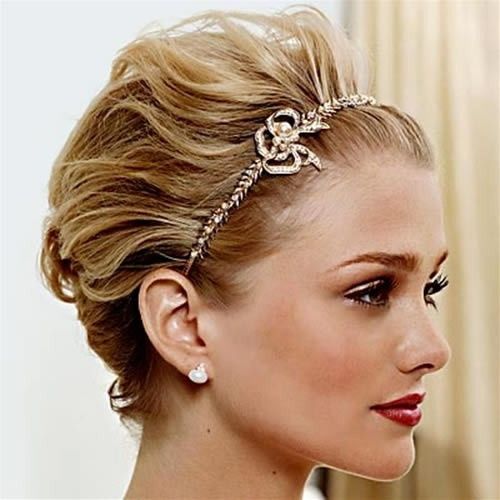 Novias de pelo corto