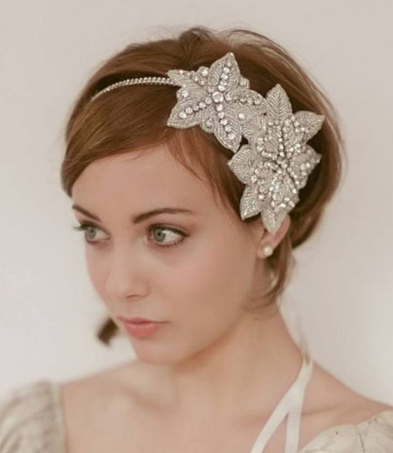 Novias de pelo corto