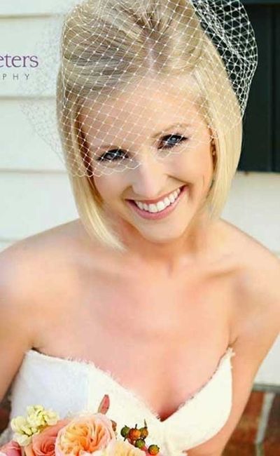 Novias de pelo corto