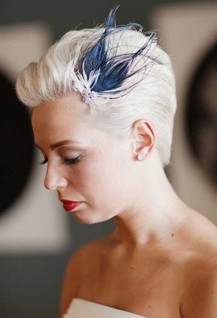 Novias de pelo corto